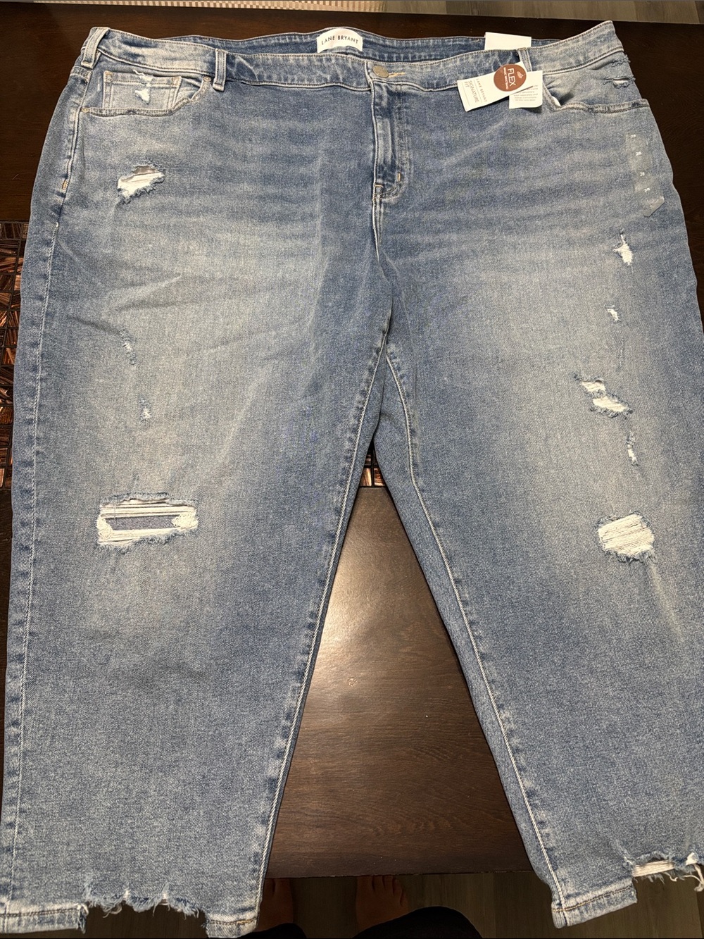 Lane Bryant Light Blue Denim Jeans with Rose Gold Tag